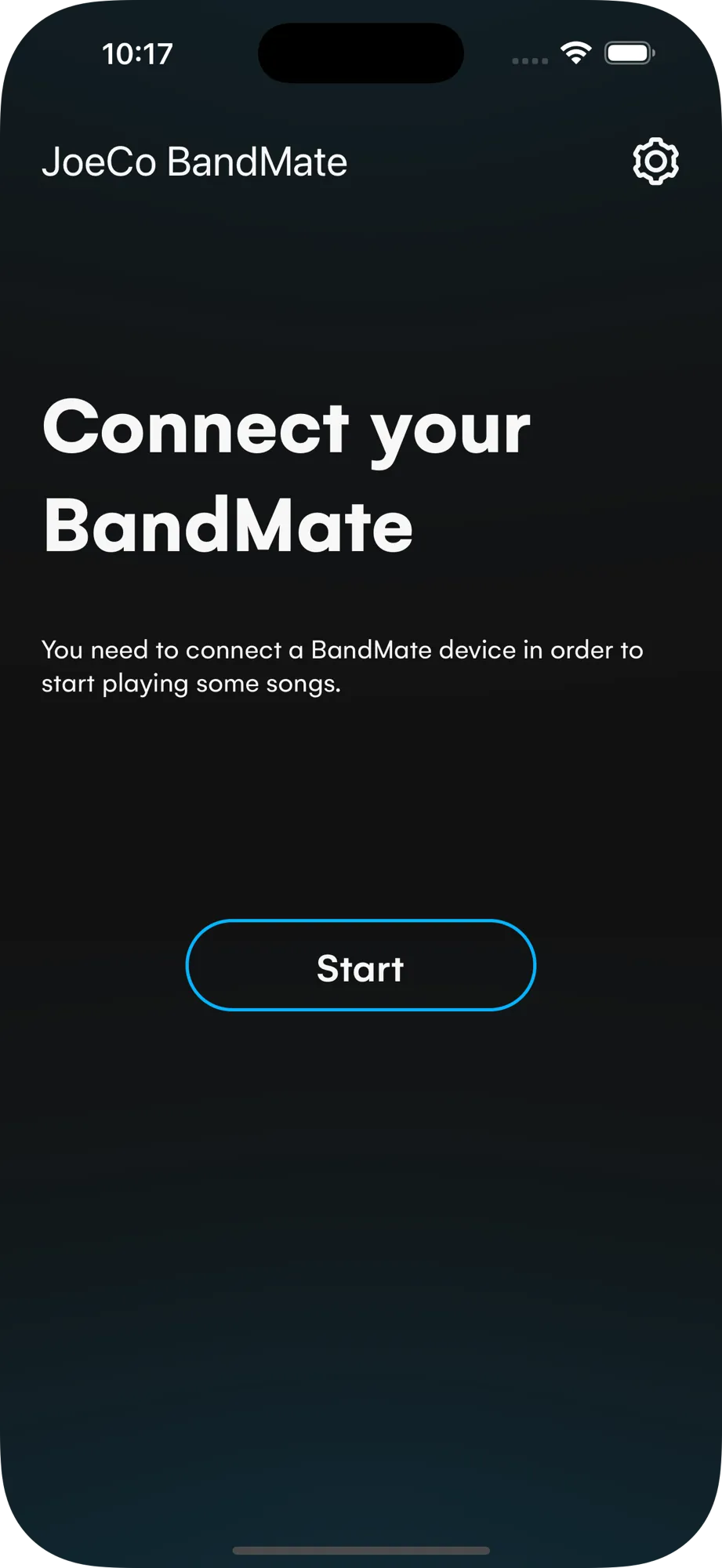 Companion App for alive backing-track player