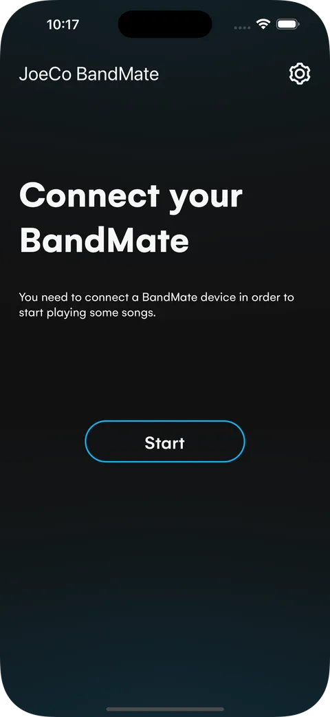 Companion App for alive backing-track player